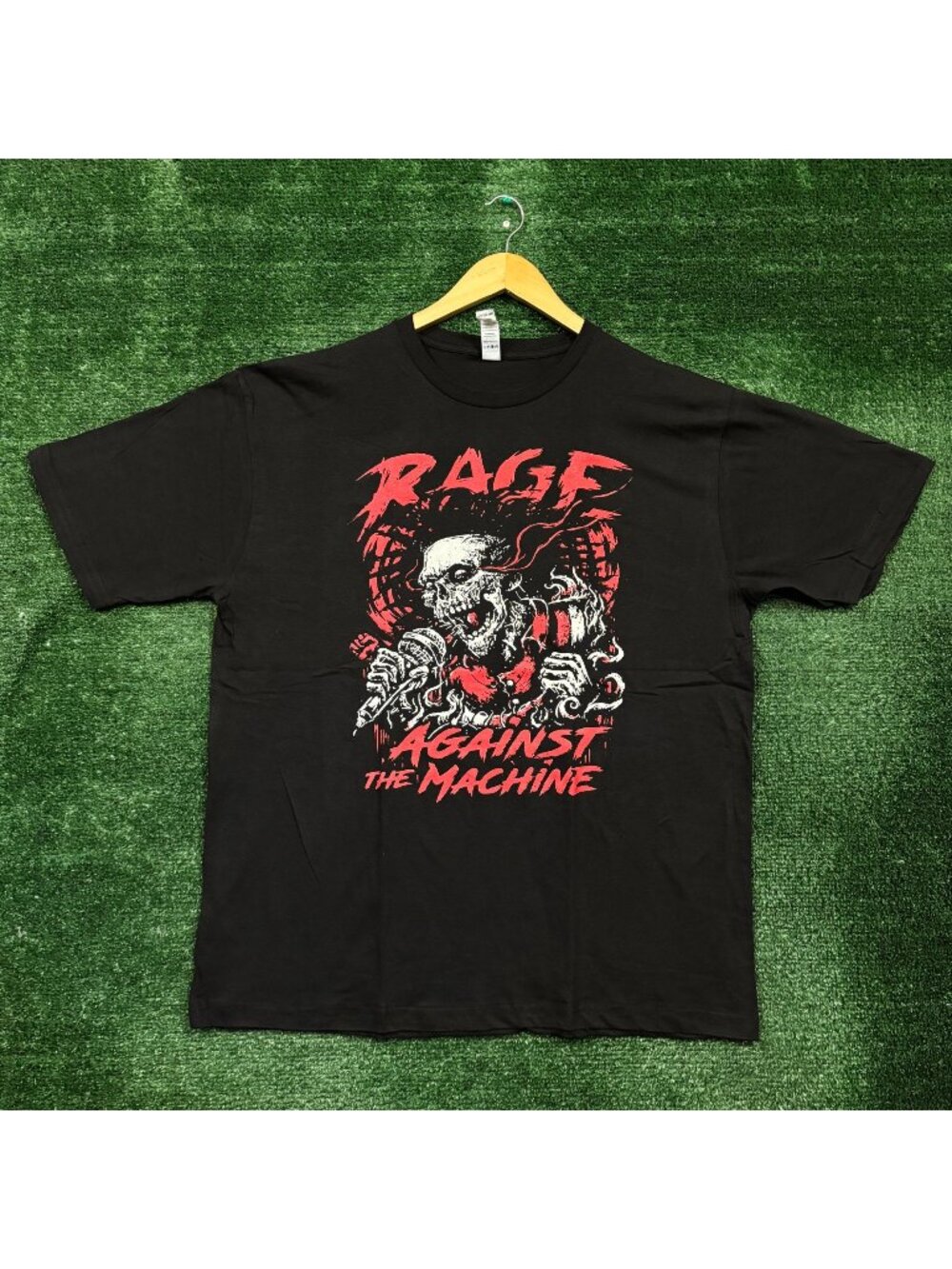 Rage Against the Machine Skeleton Singing T-Shirt Size Extra Large